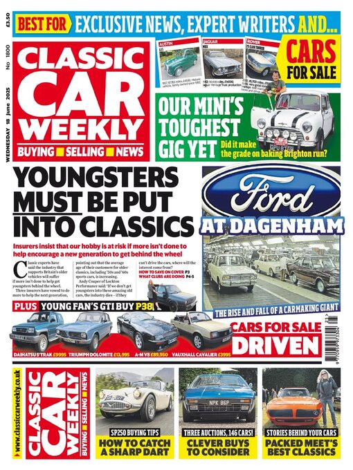 Title details for Classic Car Weekly by H BAUER PUBLISHING LIMITED - Available